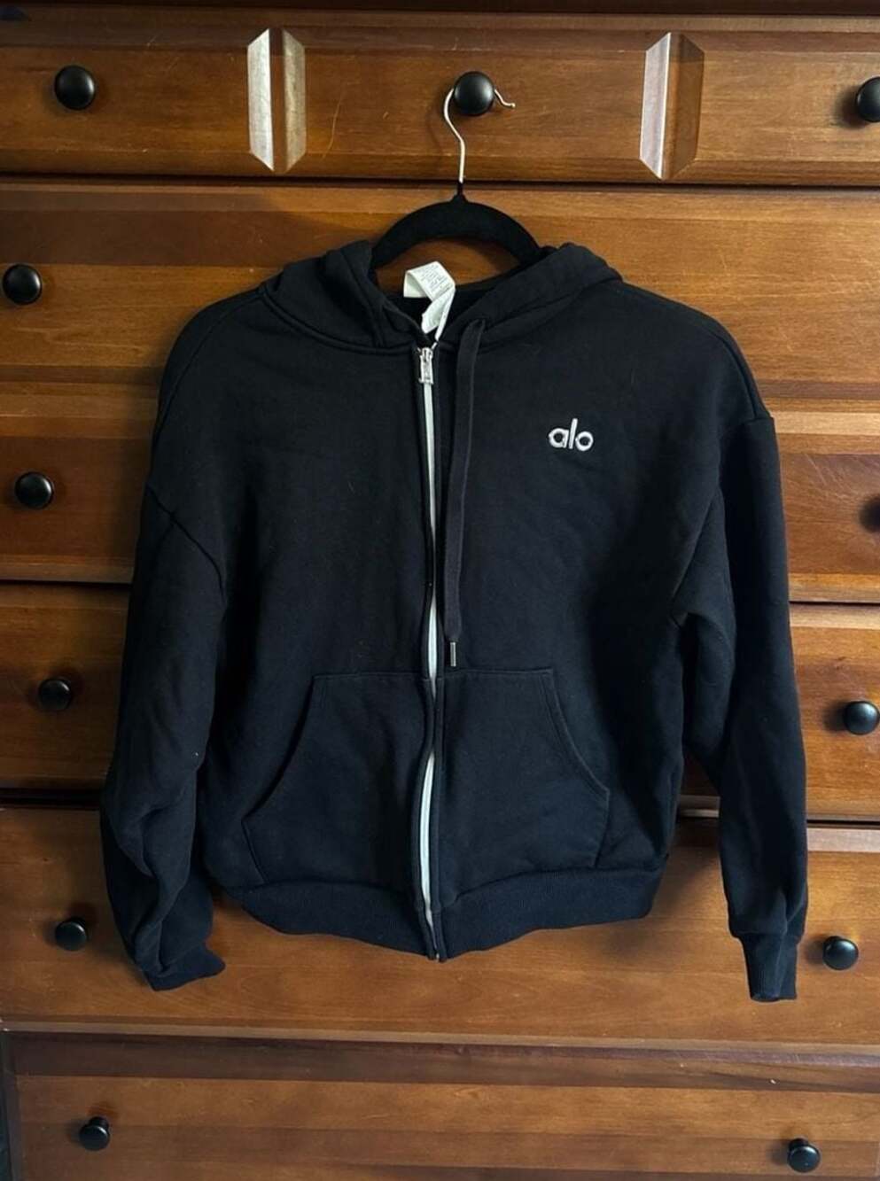 Alo Yoga Women's Accolade Full-Zip Hoodie Black